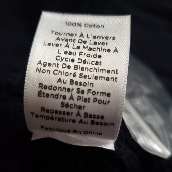 Talbots Blue Open Front Cardigan Sweater Red White Stripe Trim | SZ 3X | NWT - Picture 11 of 11